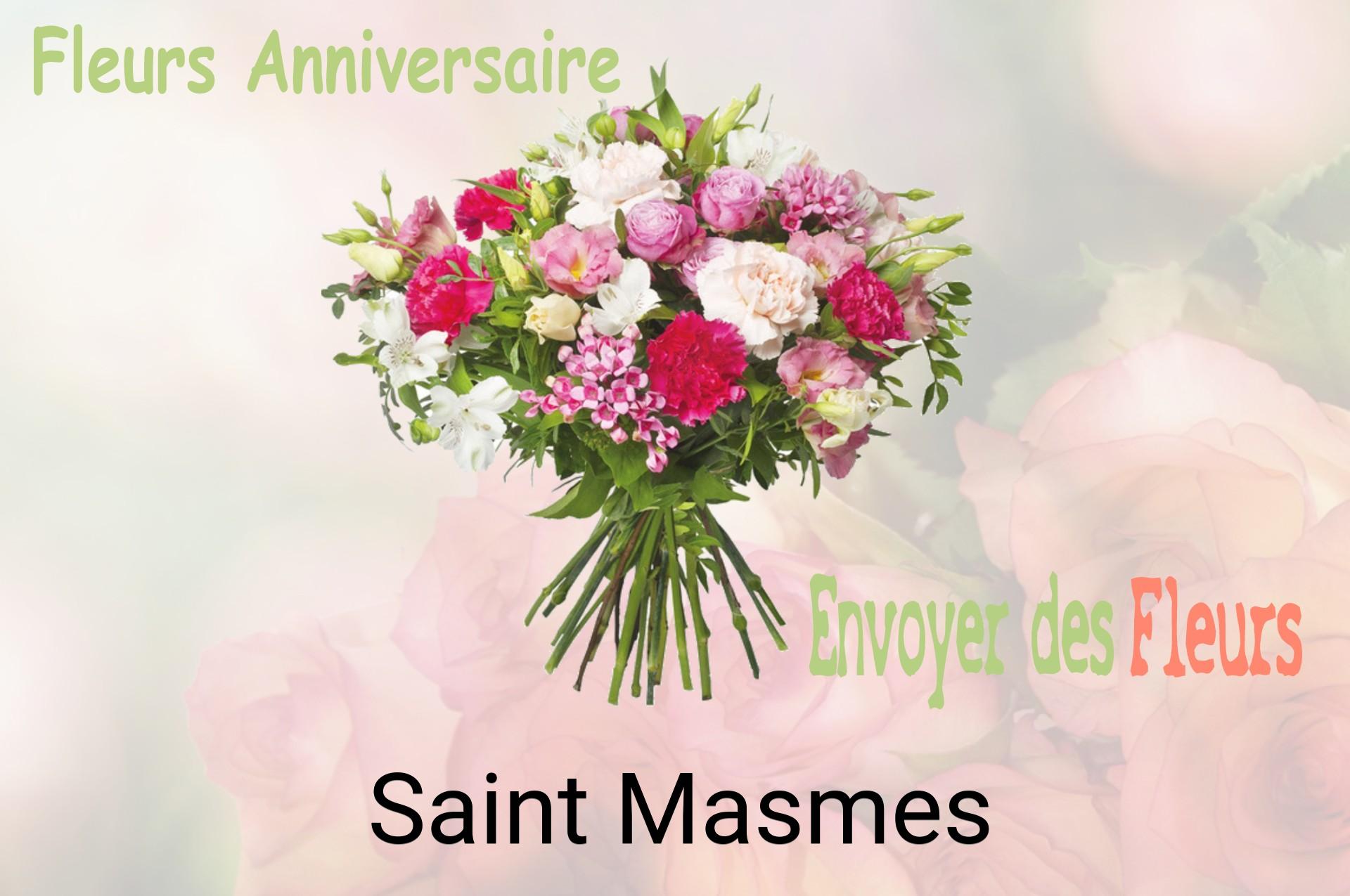 Bouquet de fleurs d’anniversaire livré à Saint-Masmes